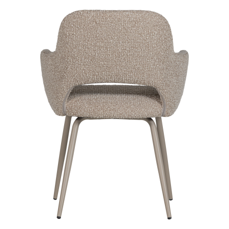Set 2 scaune dining Jenny, boucle, nisipiu melanj, 80 x 58 x 58 cm, WOOOD 374076-ZM [5]