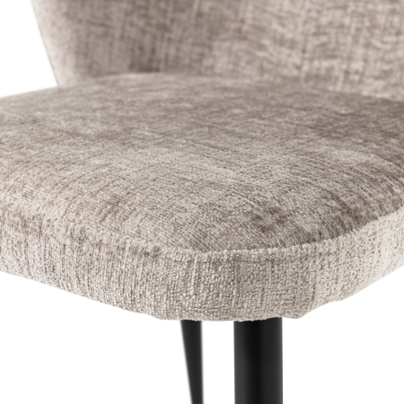 Set 2 scaune dining Luse, catifea, bej, 84 x 57 x 61 cm, WOOOD 377986-B [6]