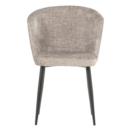 Set 2 scaune dining Luse, catifea, bej, 84 x 57 x 61 cm, WOOOD 377986-B [2]