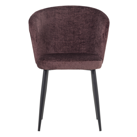 Set 2 scaune dining Luse, catifea, mov, 84 x 57 x 61 cm, WOOOD 377986-P [2]