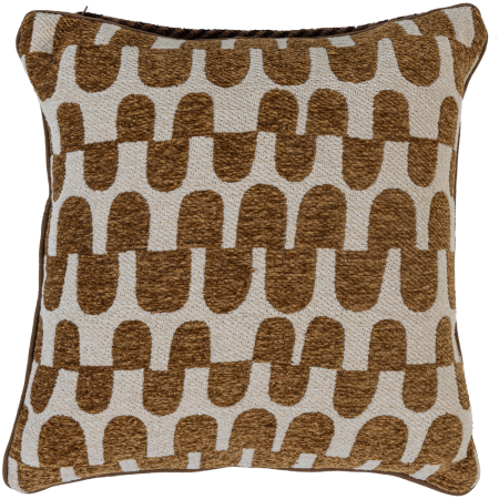 Set 3 perne decorative Fayden, bumbac, natur, 45 x 45 x 10 cm, WOOOD 377576-B [6]