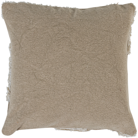 Set 3 perne decorative Fayden, bumbac, natur, 45 x 45 x 10 cm, WOOOD 377576-B [3]