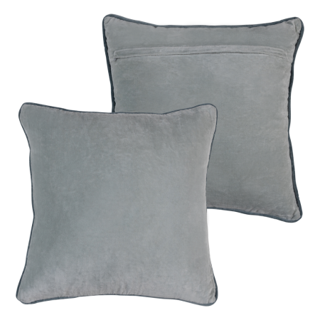 Set 4 perne decorative Lira, bumbac, albastru/portocaliu, 50 x 50 x 10 cm, WOOOD 377779-B [4]