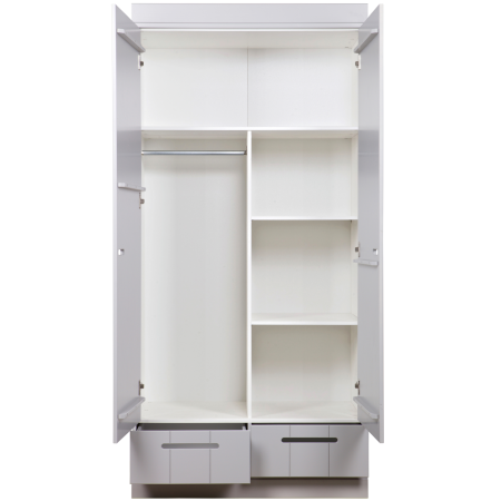 Set rafturi pentru dulap Connect, melamina, alb, WOOOD 360308-GOW [2]
