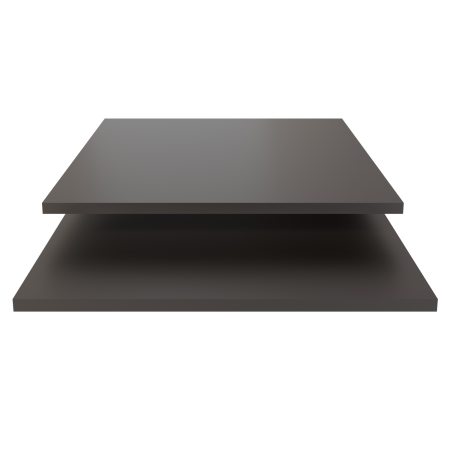 Accesorii Diverse - Set rafturi pentru dulap Daily, lemn, negru, vtwonen 400497-M