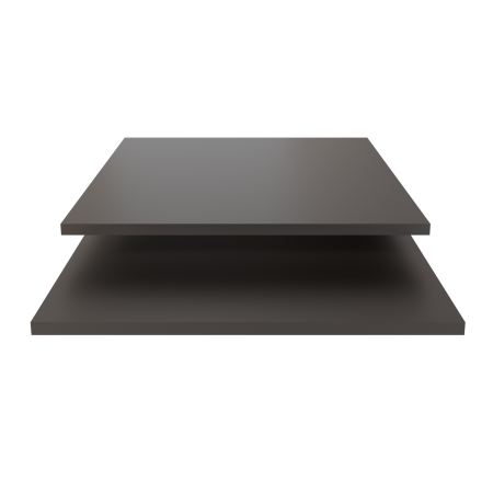 Accesorii Diverse - Set rafturi pentru dulap Daily, lemn, negru, vtwonen 400498-M