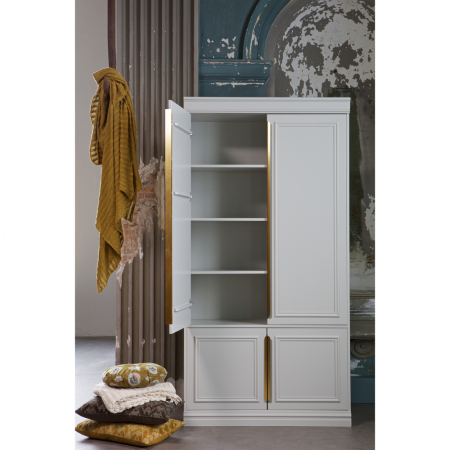 Set rafturi pentru dulap Organize, MDF, gri ceata, WOOOD 800892-M [1]