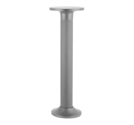 Stalpi exterior - Stalp LED rotund, 8W, 3000K, IP54, policarbonat, gri, Dablerom 9-89986