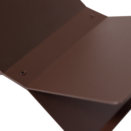 Suport pentru carti Brook, metal, maro inchis, 12 x 29 x 17 cm, WOOOD 377228-D [4]