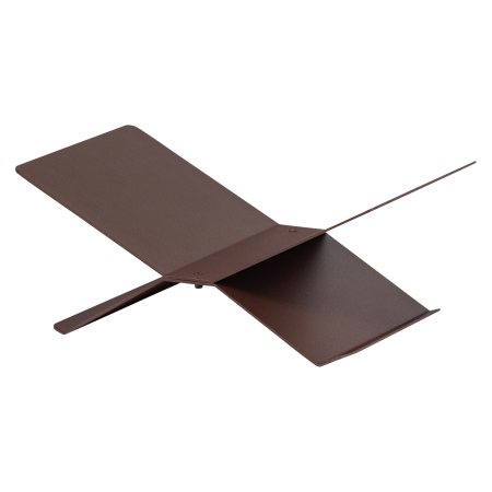 Decoratiuni Interior - Suport pentru carti Brook, metal, maro inchis, 12 x 29 x 17 cm, WOOOD 377228-D