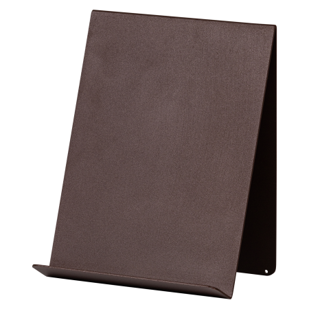 Decoratiuni Interior - Suport pentru carti Brook, metal, maro inchis, 24 x 19 x 14 cm, WOOOD 377227-D