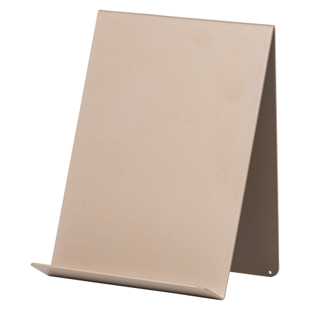 Decoratiuni Interior - Suport pentru carti Brook, metal, nisipiu, 24 x 19 x 14 cm, WOOOD 377227-A