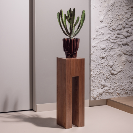 Suport pentru plante Plantor, lemn, maro, 80 x 24 x 24 cm, WOOOD 377833-B [1]