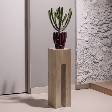 Suport pentru plante Plantor, lemn, natur, 80 x 24 x 24 cm, WOOOD 377833-N [1]