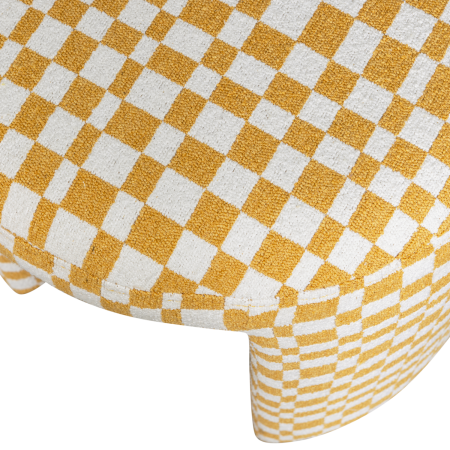 Taburet Charlie, tesatura, galben, 47 x 45 x 45 cm, WOOOD 374079-G [6]