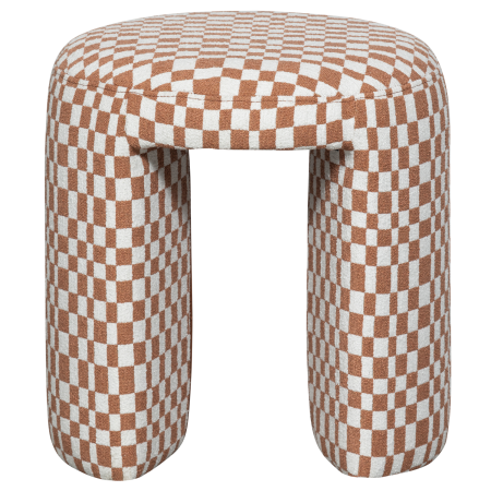 Taburet Charlie, tesatura, portocaliu, 47 x 45 x 45 cm, WOOOD 374079-O [3]