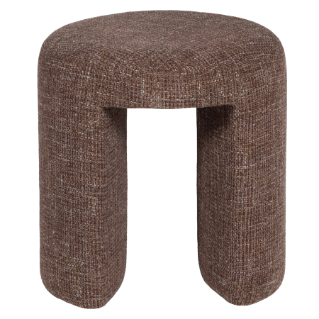 Taburet Charlie, tesatura, roz antichizat, 47 x 45 x 45 cm, WOOOD 374979-R [2]