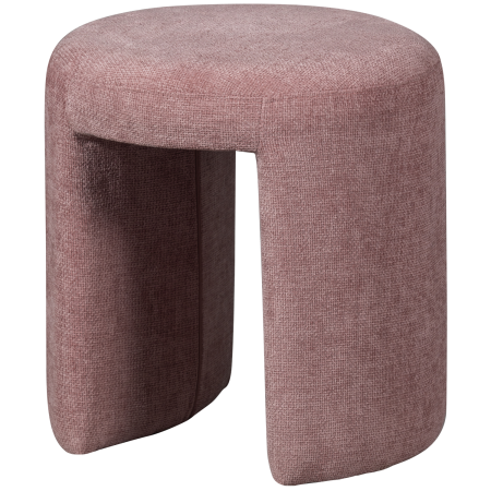 Taburete - Taburet Charlie, tesatura, roz pudrat, 47 x 45 x 45 cm, WOOOD 374079-B