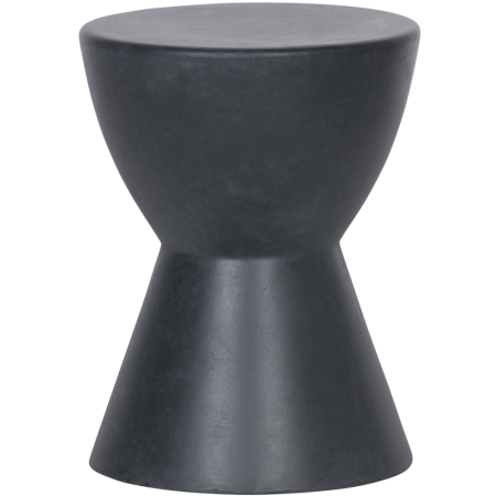 Taburete - Taburet Dover, argila armata cu fibra de sticla, antracit, 45 x 35 x 35 cm, WOOOD 373809-A