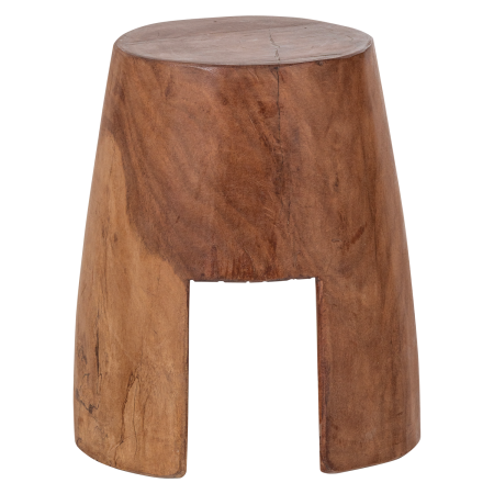 Taburet Viri, lemn, natur, 25 x 22 x 22 cm, WOOOD 377852-N [3]
