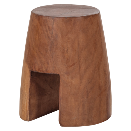 Taburete - Taburet Viri, lemn, natur, 25 x 22 x 22 cm, WOOOD 377852-N