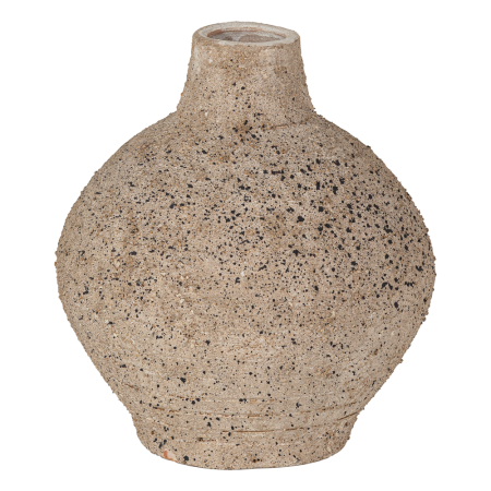 Obiecte Decorative - Vaza decorativa Sive, argila, nisipiu, 25 x 22 x 22 cm, WOOOD 377851-Z