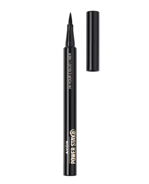 Creion de ochi lichid ultra-rezistent Power Stay, Blackest Black, Avon 1.2 ml [1]