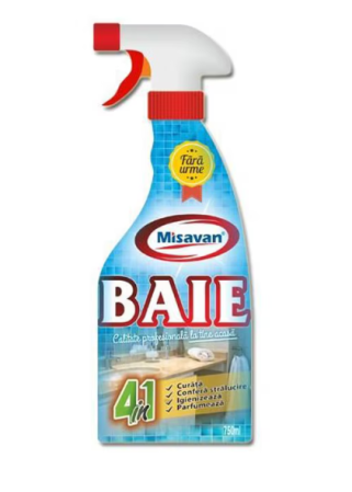 Curatenie si Intretinere - Detergent Misavan Baie 4in1, 750ml