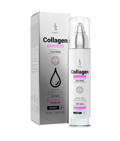 Cosmentice&Ingrijire Personala - Masca de fata Beauty Care Collagen Face Mask DuoLife 50 ml