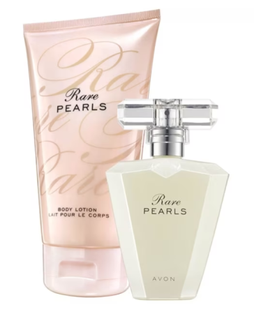 SETURI CADOU - Set Rare Pearls- Apa de parfum 50 ml si Lotiune de corp 150 ml, Avon, 200 ml