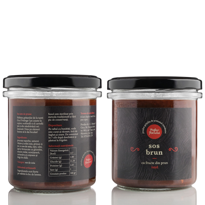 Sos barbecue din prune iuțel 300g – Cămara Ta [2]