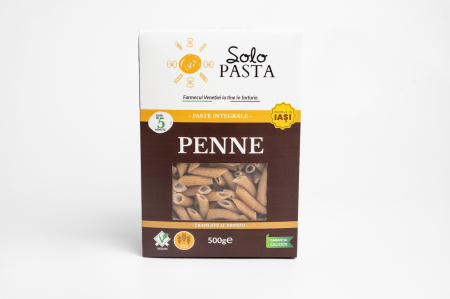 FAINA & PASTE FAINOASE - penne-integrale-uscate-500g-solo-pasta