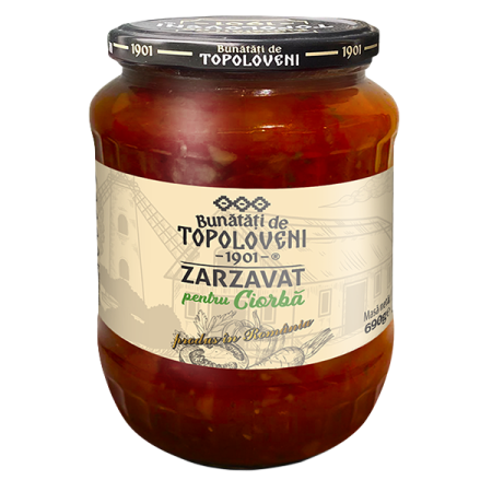 CONSERVE & MURATURI - ZARZAVAT PENTRU CIORBA 690G BUNATATI DE TOPOLOVENI