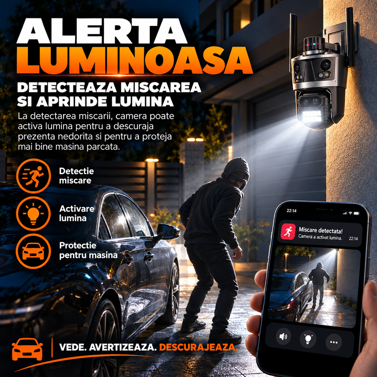Camera De Supraveghere Wireless C4 Plus [4]