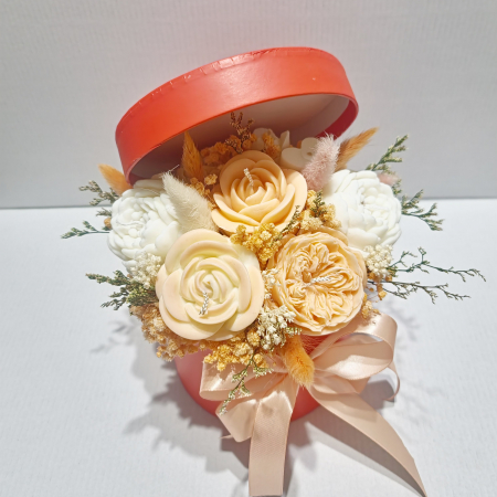 Aranjamente ceara de soia - Aranjament Trandafiri Ceara Soia