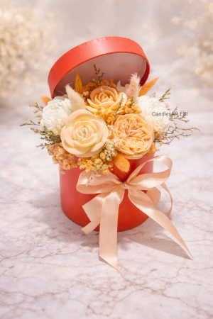 Aranjamente ceara de soia - Aranjament Trandafiri Ceara Soia