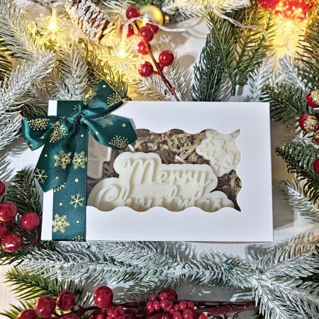 Magia Craciunului 25 - Set lumanari Craciun - Bradut, Merry Christmas, Fulg de Zapada