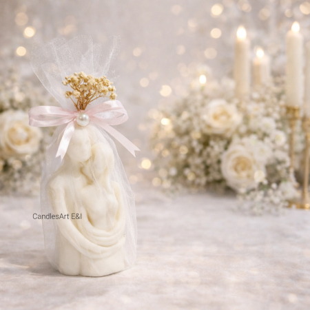 Marturii Nunta - Lumanare Parfumata Ceara de Soia El&EA II
