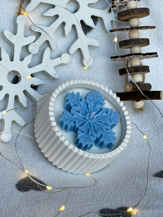 Ceramic Snowflake / Lumânare parfumată [5]