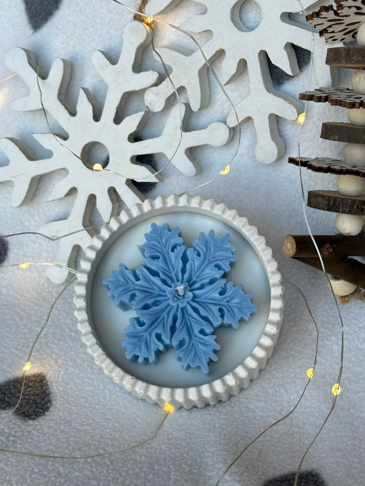 Ceramic Snowflake / Lumânare parfumată [4]
