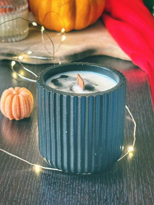 Lumânare Parfumată Black Ceramic XL – Ceară Soia | Candlyon [4]