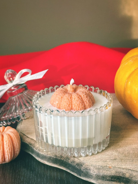 Lumânare Parfumată Crystal Pumpkin – Ceară Soia | Candlyon [4]