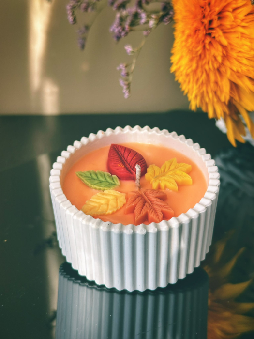 Lumânare Parfumată Gold Fall Ceramic Touch – Ceară Soia | Candlyon [3]