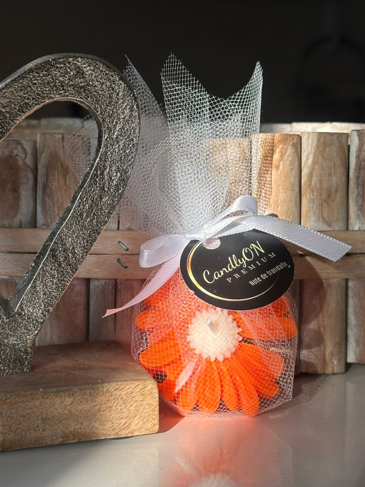 Mărturie Daisy portocaliu / Cadou [4]