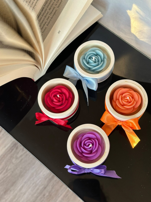 Mini rose - Multicolor / Lumânare parfumată - Candlyon [4]