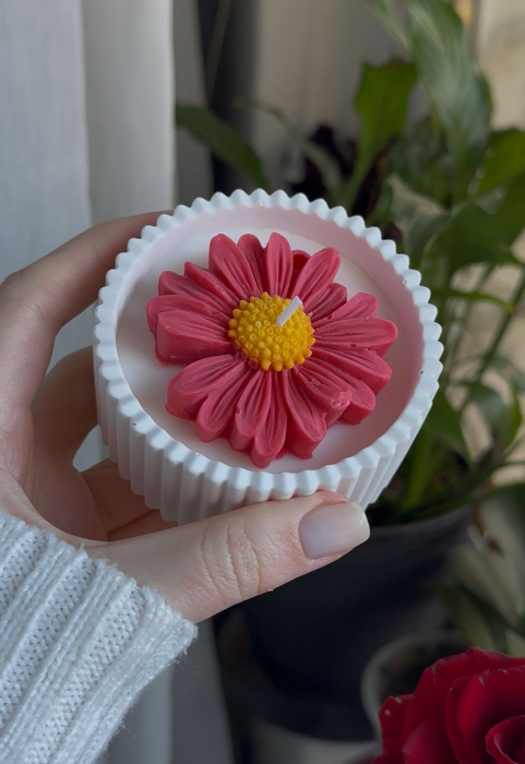 Rose Ceramic Touch / Lumânare parfumată [4]