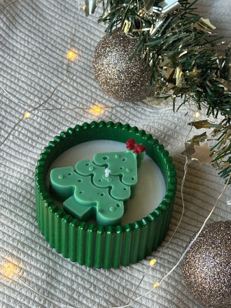 Ceramic Christmas Tree / Lumânare parfumată [6]