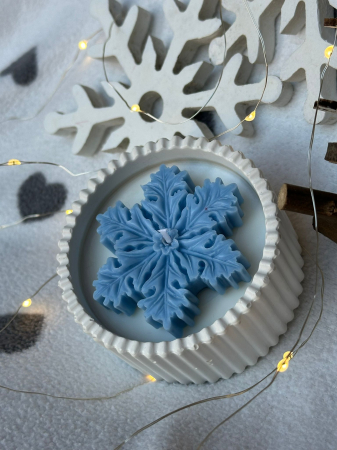 Ceramic Snowflake / Lumânare parfumată [5]