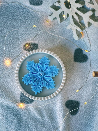 Lumanari parfumate - Ceramic Snowflake / Lumânare parfumată
