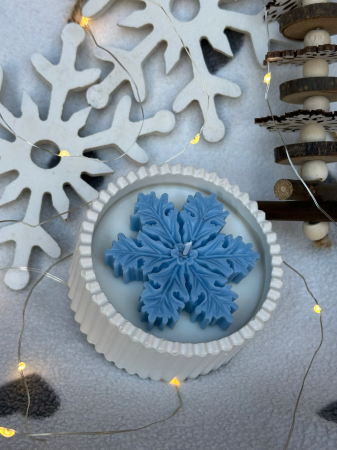 Ceramic Snowflake / Lumânare parfumată [2]